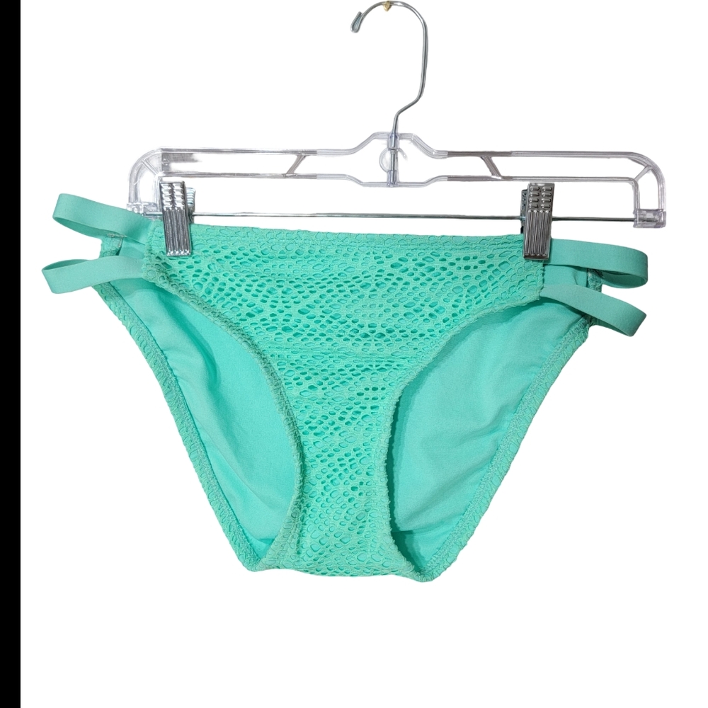 🎆 Massimo Aqua Crochet Bikini Bottom  Medium